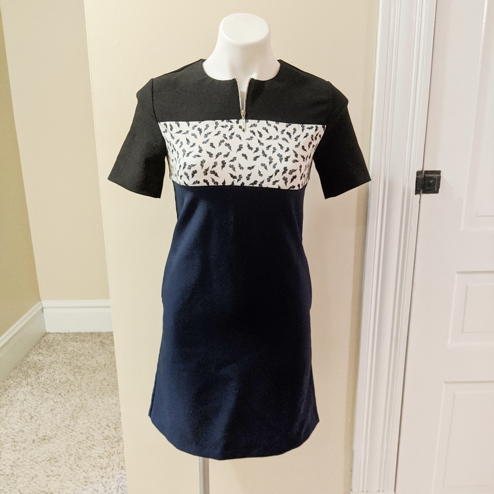 PH5 balck and Navy blue shift dress